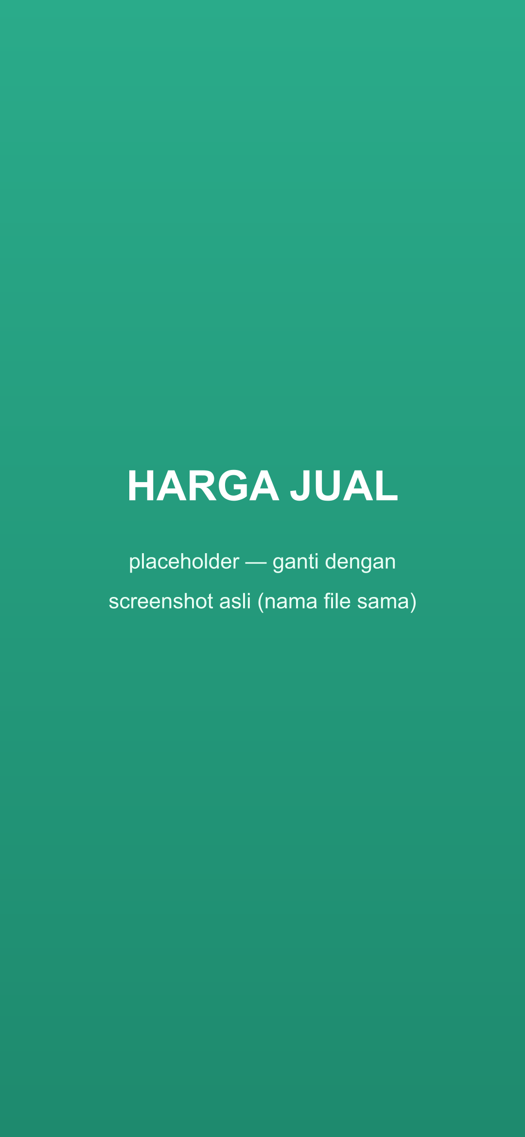 Halaman atur markup / harga jual di aplikasi Hayapulsa